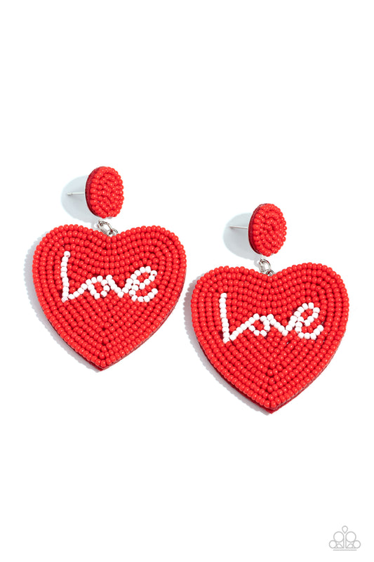 Sweet Seeds - Red Earring - Paparazzi - Dare2bdazzlin N Jewelry