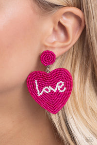 Sweet Seeds - Pink Earring - Paparazzi - Dare2bdazzlin N Jewelry