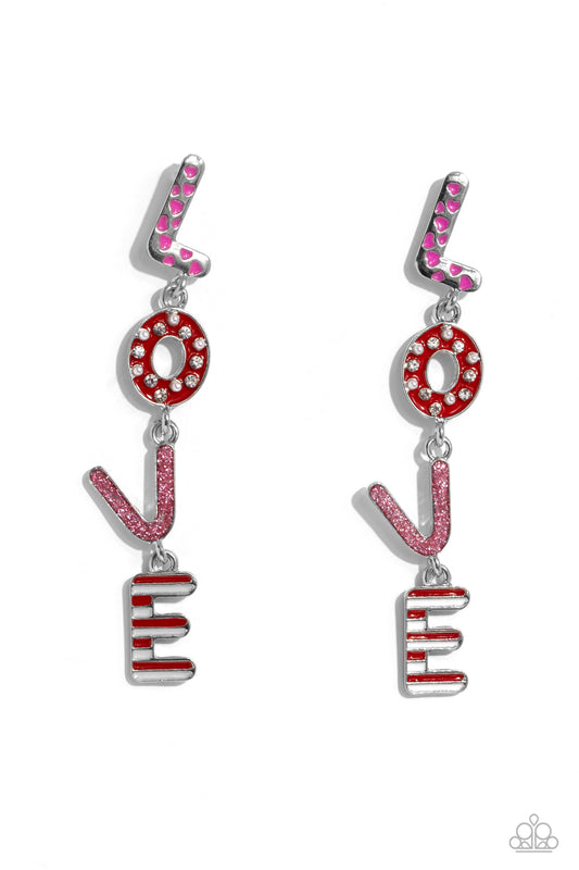 Admirable Assortment - Pink Earring - Paparazzi - Dare2bdazzlin N Jewelry