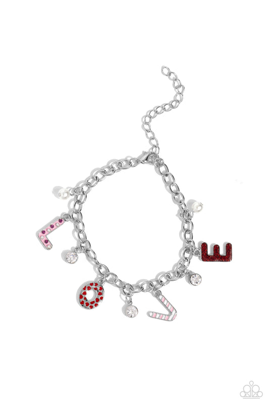 Lovestruck Leisure - Red Bracelet - Paparazzi - Dare2bdazzlin N Jewelry