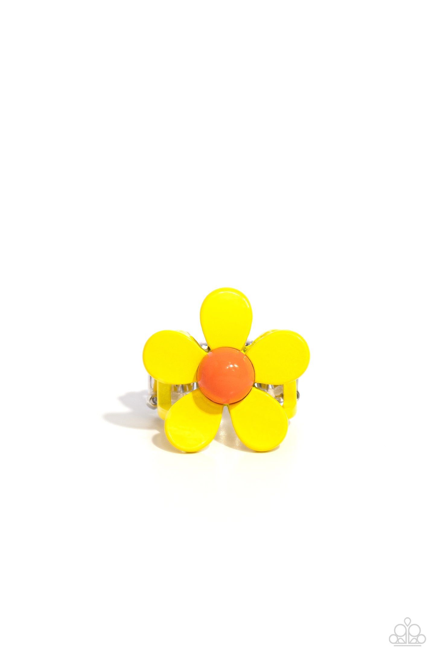 Groovy Genre - Yellow Ring - Paparazzi - Dare2bdazzlin N Jewelry