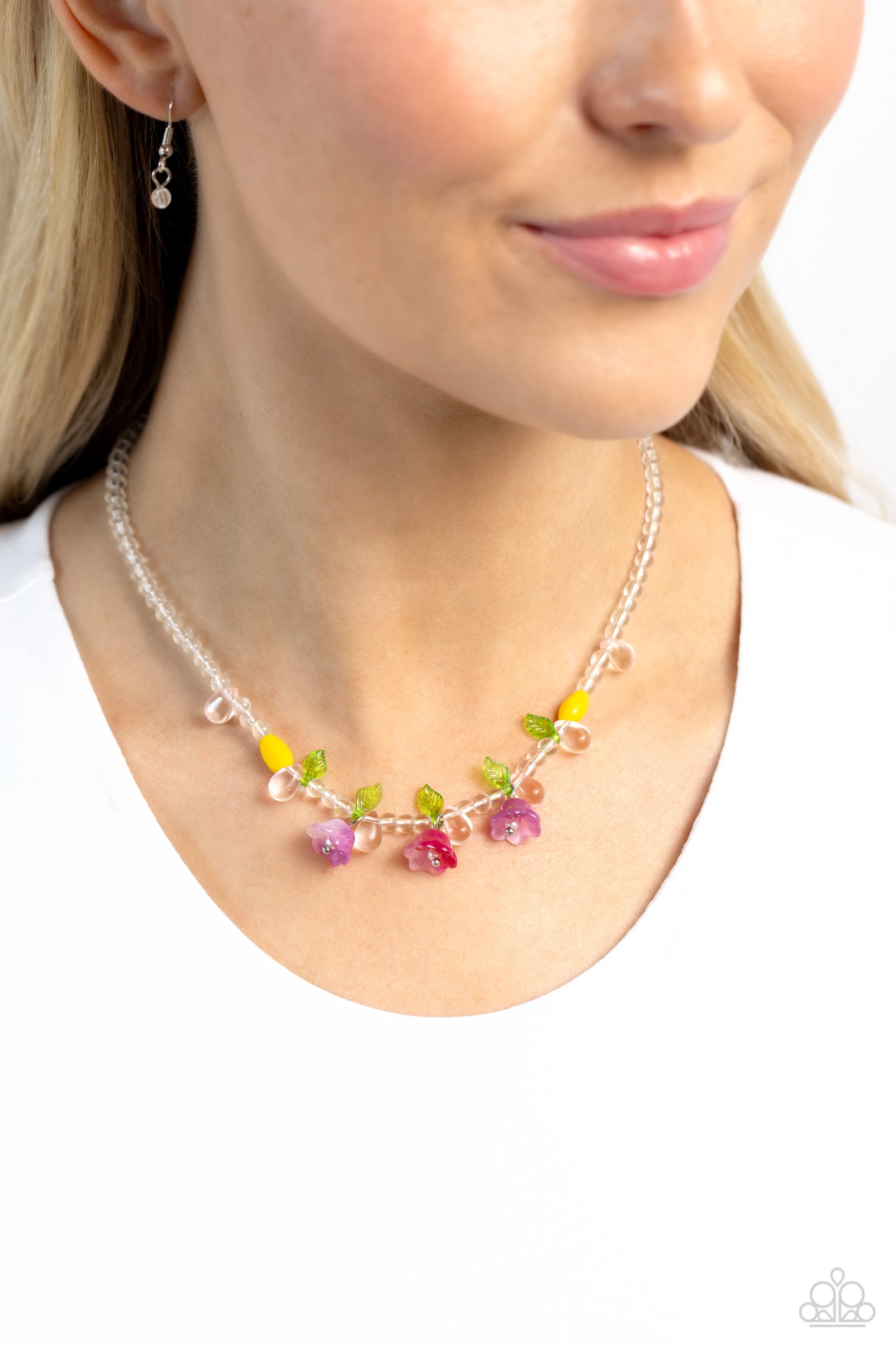 World GLASS Wonder - Pink Necklace - Paparazzi - Dare2bdazzlin N Jewelry