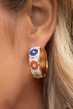 Load image into Gallery viewer, Multicolored Makeover - Gold Earring - Paparazzi - Dare2bdazzlin N Jewelry
