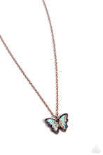 Load image into Gallery viewer, Whispering Wings - Copper Necklace - Paparazzi - Dare2bdazzlin N Jewelry

