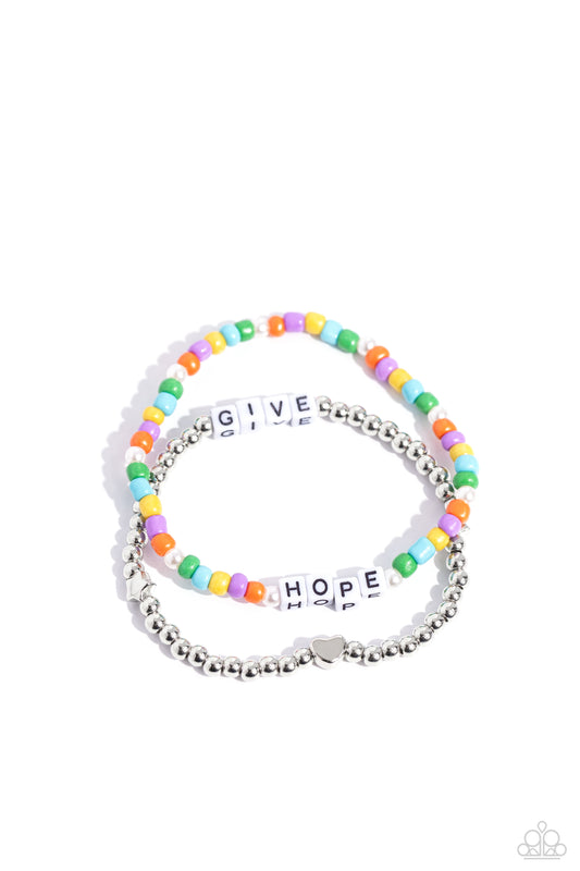 Giving Hope - Multi Bracelet - Paparazzi - Dare2bdazzlin N Jewelry