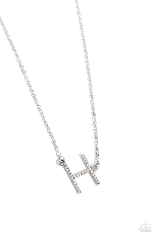 INITIALLY Yours - H - Multi Necklace - Paparazzi - Dare2bdazzlin N Jewelry