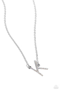 INITIALLY Yours - K - Multi Necklace - Paparazzi - Dare2bdazzlin N Jewelry