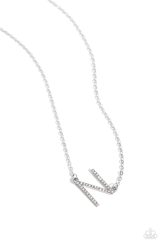 INITIALLY Yours - N - Multi Necklace - Paparazzi - Dare2bdazzlin N Jewelry