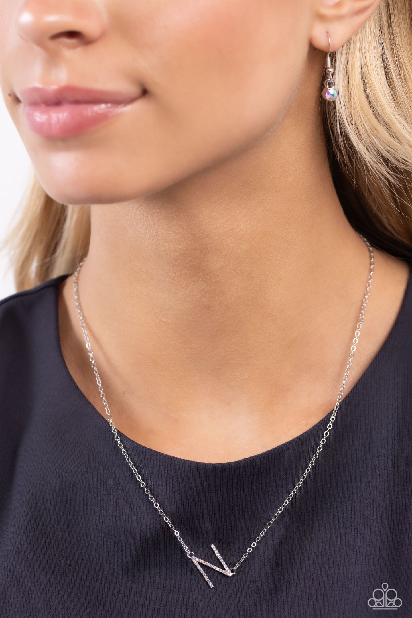 INITIALLY Yours - N - Multi Necklace - Paparazzi - Dare2bdazzlin N Jewelry