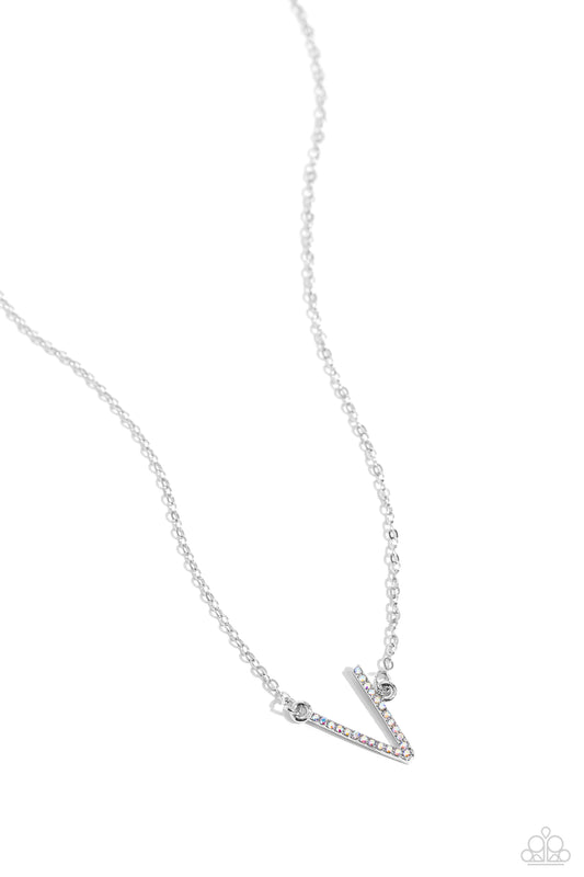 INITIALLY Yours - V - Multi Necklace - Paparazzi - Dare2bdazzlin N Jewelry