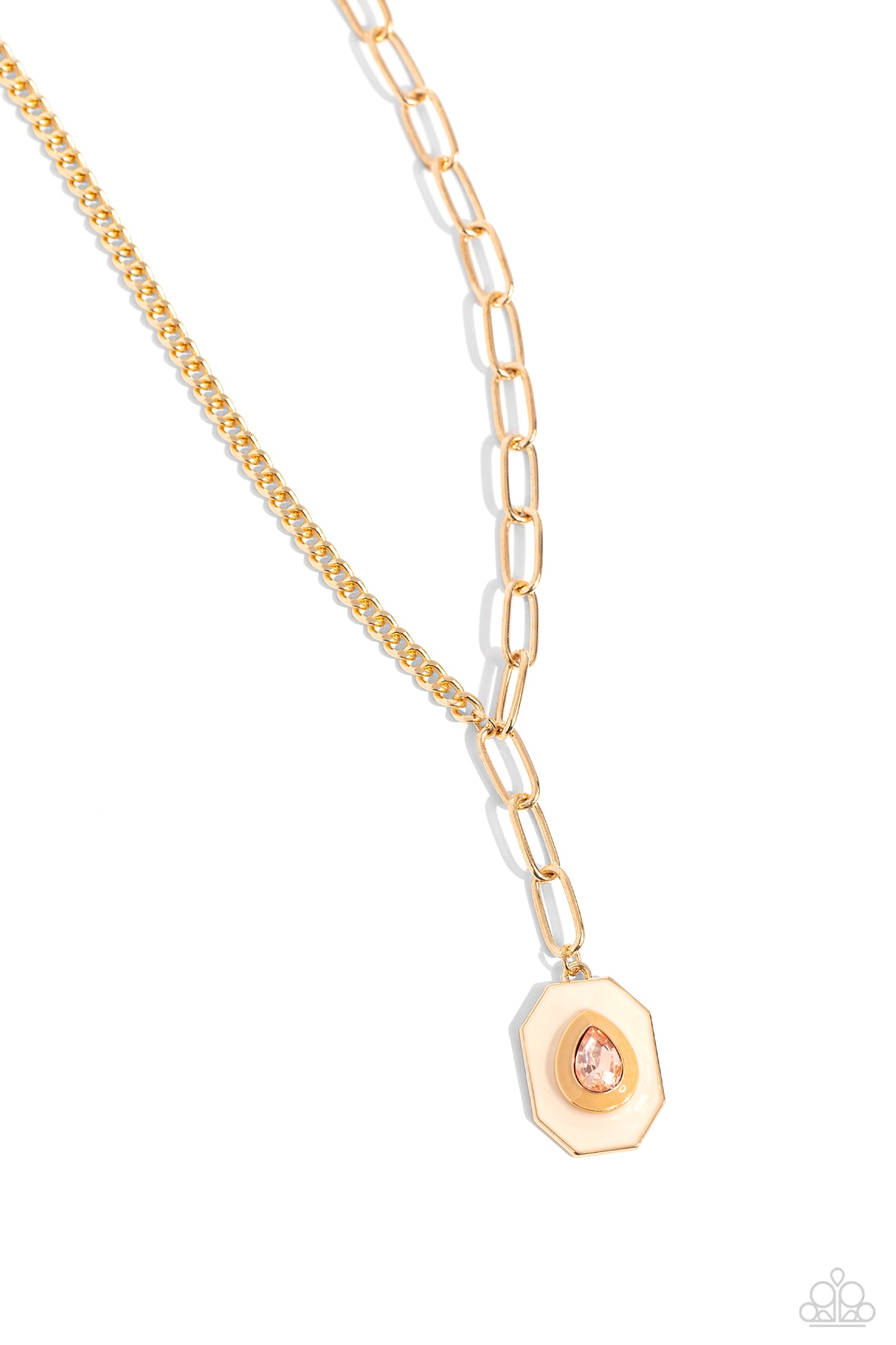 Hexagonal Hallmark - Brown Necklace - Paparazzi - Dare2bdazzlin N Jewelry