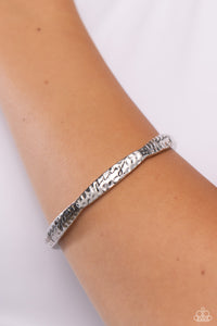 Pray, He is There - Silver Bracelet - Paparazzi - Dare2bdazzlin N Jewelry