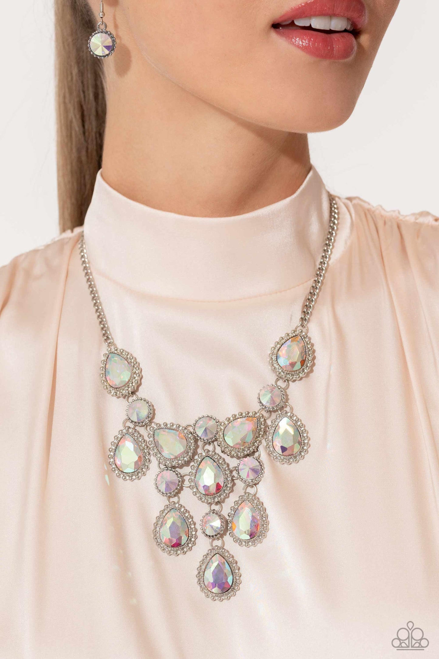 Dripping in Dazzle - Multi Necklace - Paparazzi - Dare2bdazzlin N Jewelry