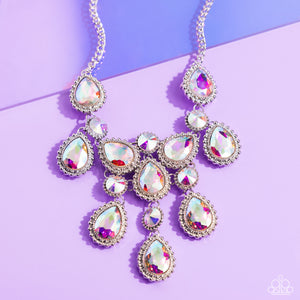 Dripping in Dazzle - Multi Necklace - Paparazzi - Dare2bdazzlin N Jewelry