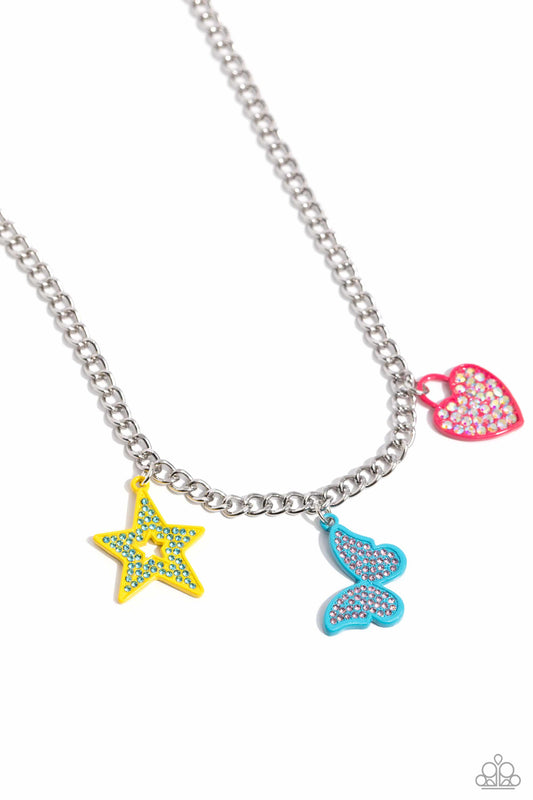 Sensational Shapes - Multi  Necklace - Paparazzi - Dare2bdazzlin N Jewelry
