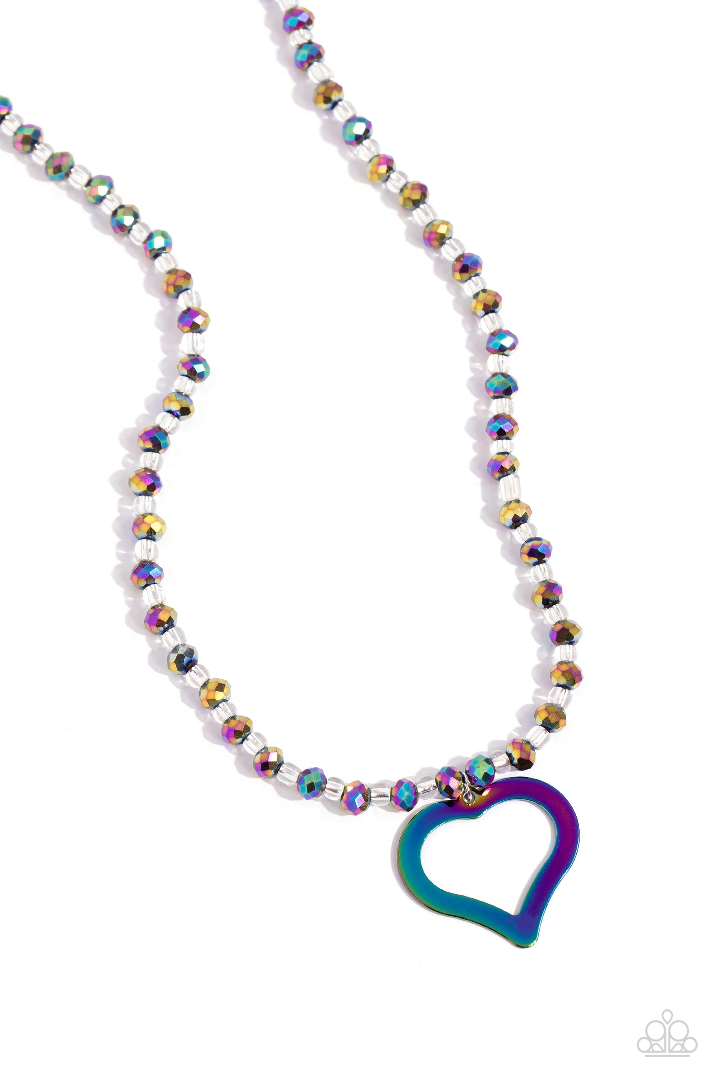 Faceted Factor - Multi Necklace - Paparazzi - Dare2bdazzlin N Jewelry