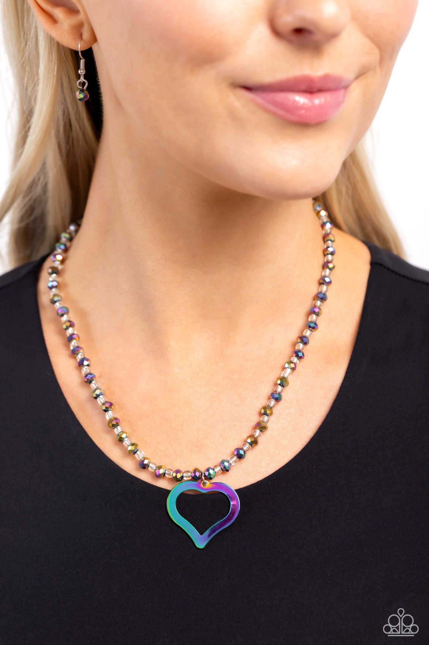 Faceted Factor - Multi Necklace - Paparazzi - Dare2bdazzlin N Jewelry
