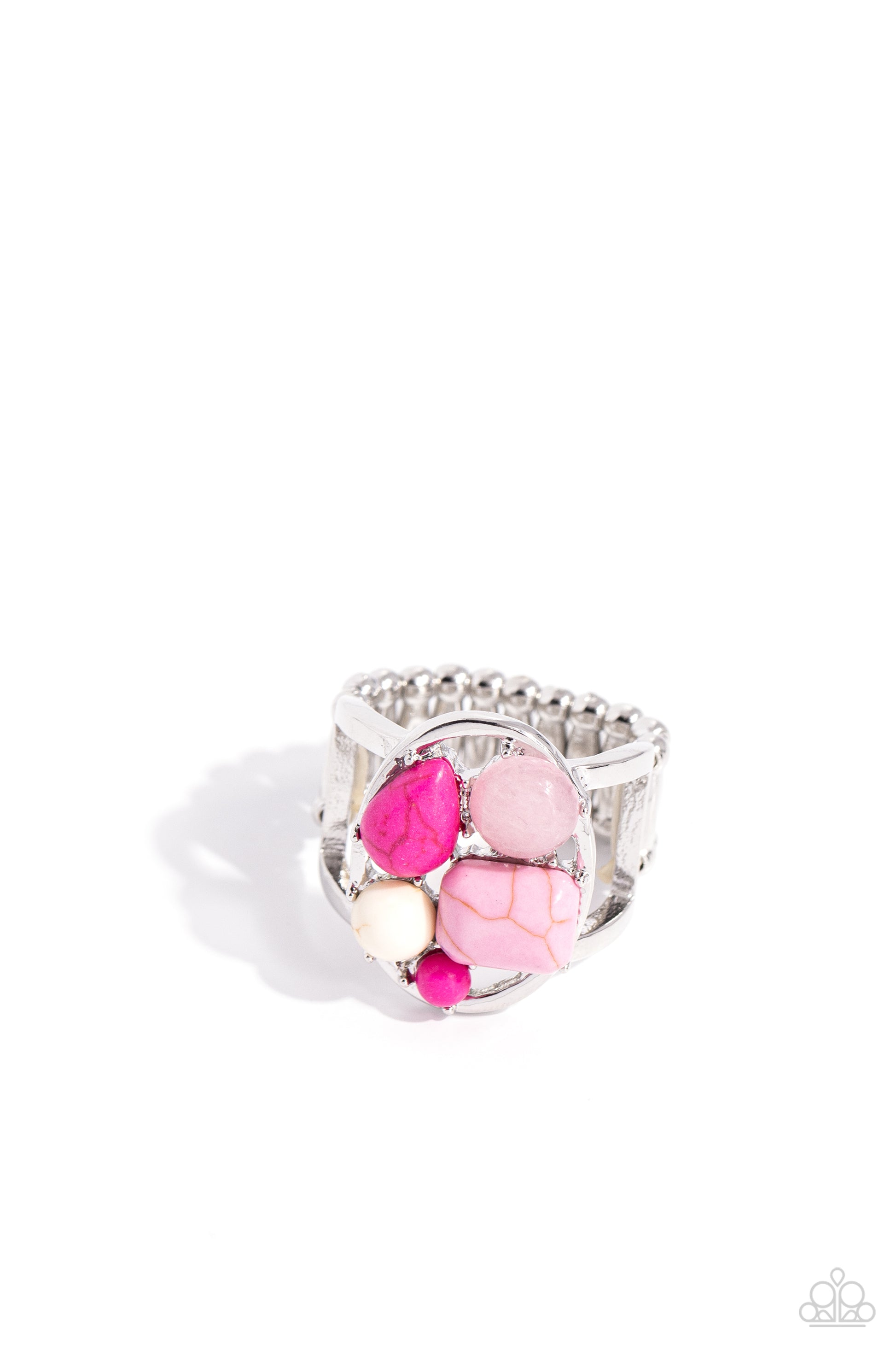 Crafted Collection - Pink Ring - Paparazzi - Dare2bdazzlin N Jewelry