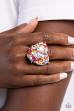 Load image into Gallery viewer, Patterned Promenade - Red Ring - Paparazzi - Dare2bdazzlin N Jewelry
