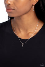 Load image into Gallery viewer, Seize the Initial - Silver - S - Necklace - Paparazzi - Dare2bdazzlin N Jewelry
