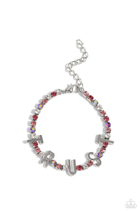 I Will Trust In You - Pink Bracelet - Paparazzi - Dare2bdazzlin N Jewelry