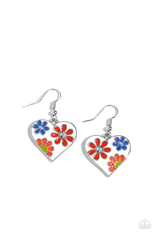 Generously Groovy - White Earring - Paparazzi - Dare2bdazzlin N Jewelry