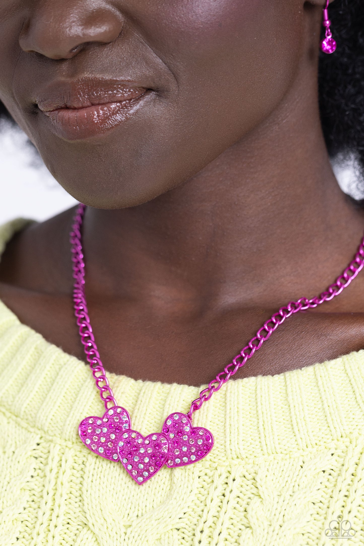 Low-Key Lovestruck - Pink Necklace - Paparazzi - Dare2bdazzlin N Jewelry