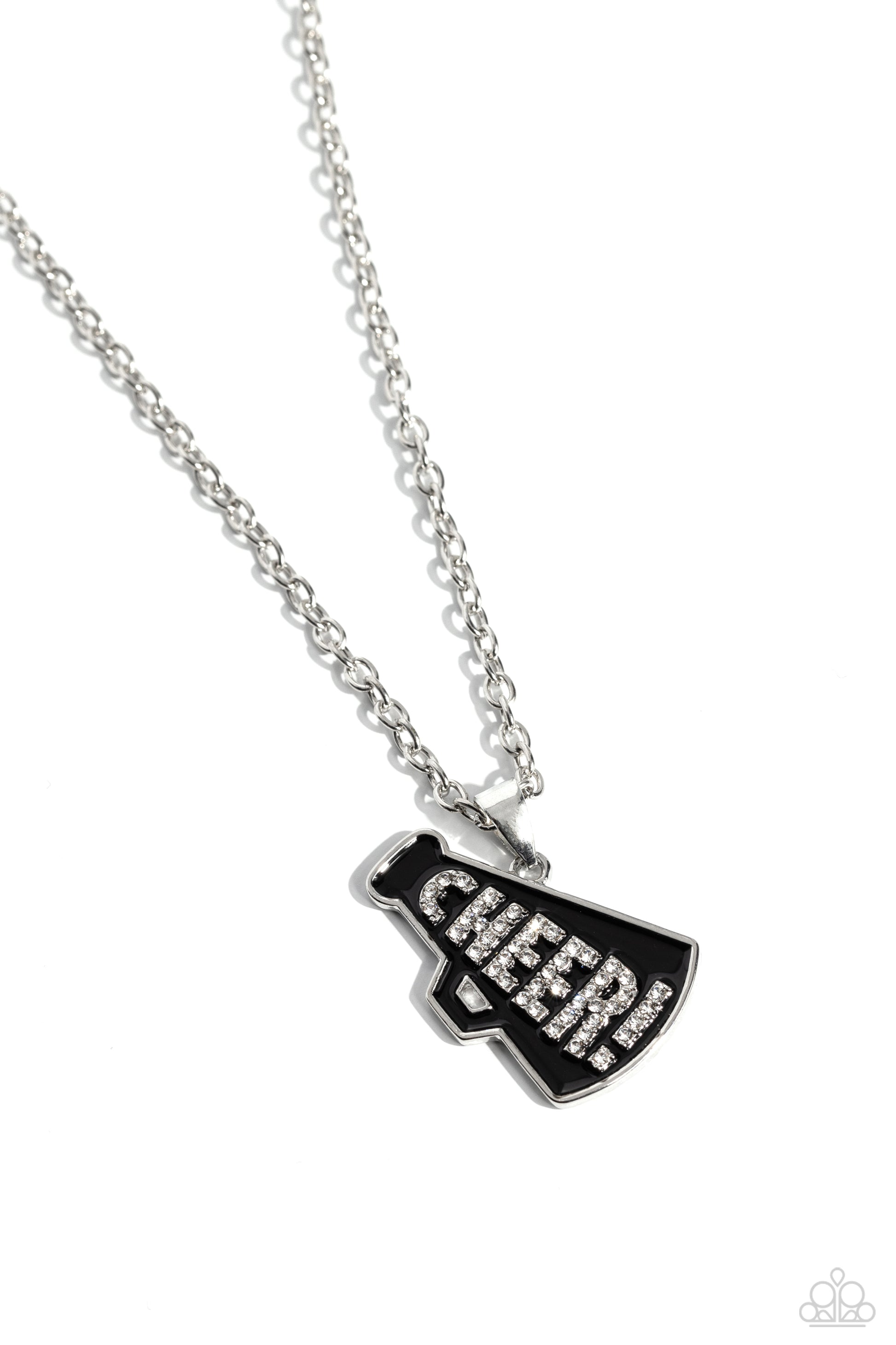 Cheer Champion - Black Necklace - Paparazzi - Dare2bdazzlin N Jewelry