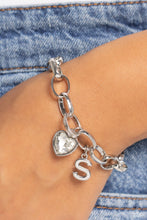Load image into Gallery viewer, Guess Now Its INITIAL - White - S Bracelet - Paparazzi - Dare2bdazzlin N Jewelry
