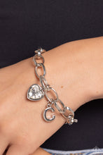 Load image into Gallery viewer, Guess Now Its INITIAL - White - C Bracelet - Paparazzi - Dare2bdazzlin N Jewelry
