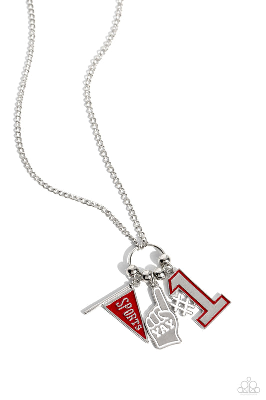 Cheering Section - Red Necklace - Paparazzi - Dare2bdazzlin N Jewelry
