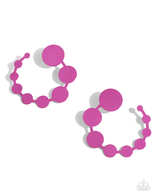 Have It Both PHASE - Pink Post Earring - Paparazzi - Dare2bdazzlin N Jewelry