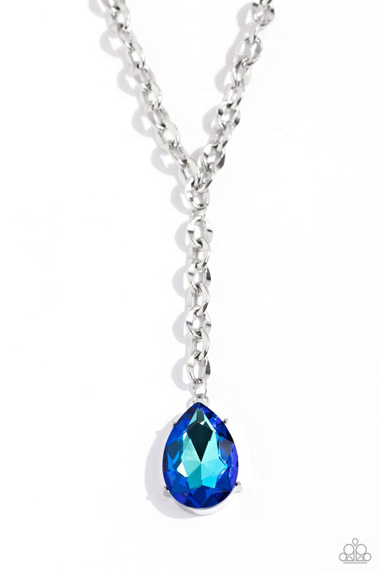 Benevolent Bling - Blue Necklace - Paparazzi - Dare2bdazzlin N Jewelry