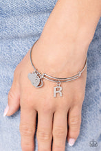 Load image into Gallery viewer, Making It INITIAL - Silver - R Bracelet - Paparazzi - Dare2bdazzlin N Jewelry
