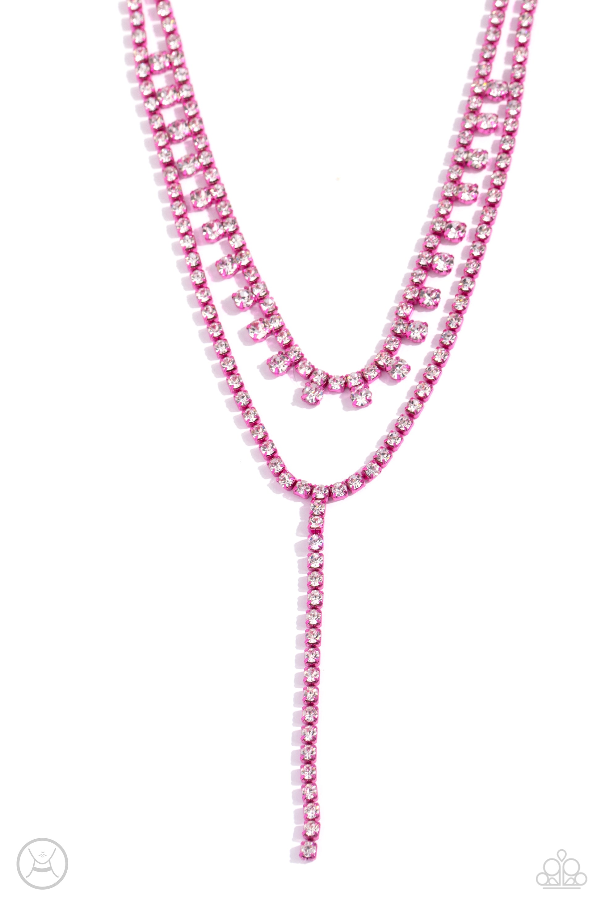 Champagne Night - Pink Necklace - Paparazzi - Dare2bdazzlin N Jewelry