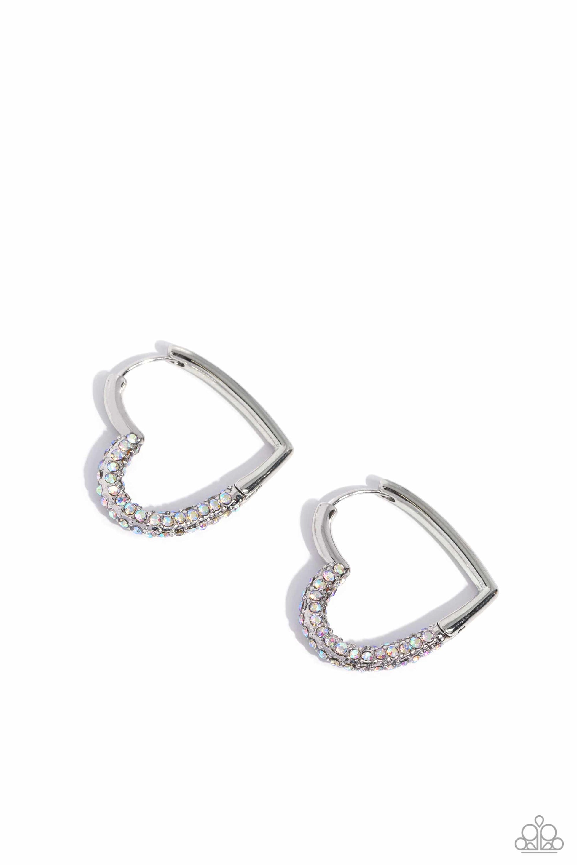 Be Mine, Valentine? - Multi Hoops-Hinge - Paparazzi - Dare2bdazzlin N Jewelry