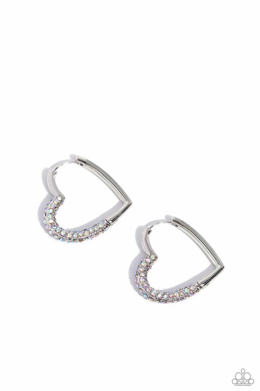Be Mine, Valentine? - Multi Hoops-Hinge - Paparazzi - Dare2bdazzlin N Jewelry