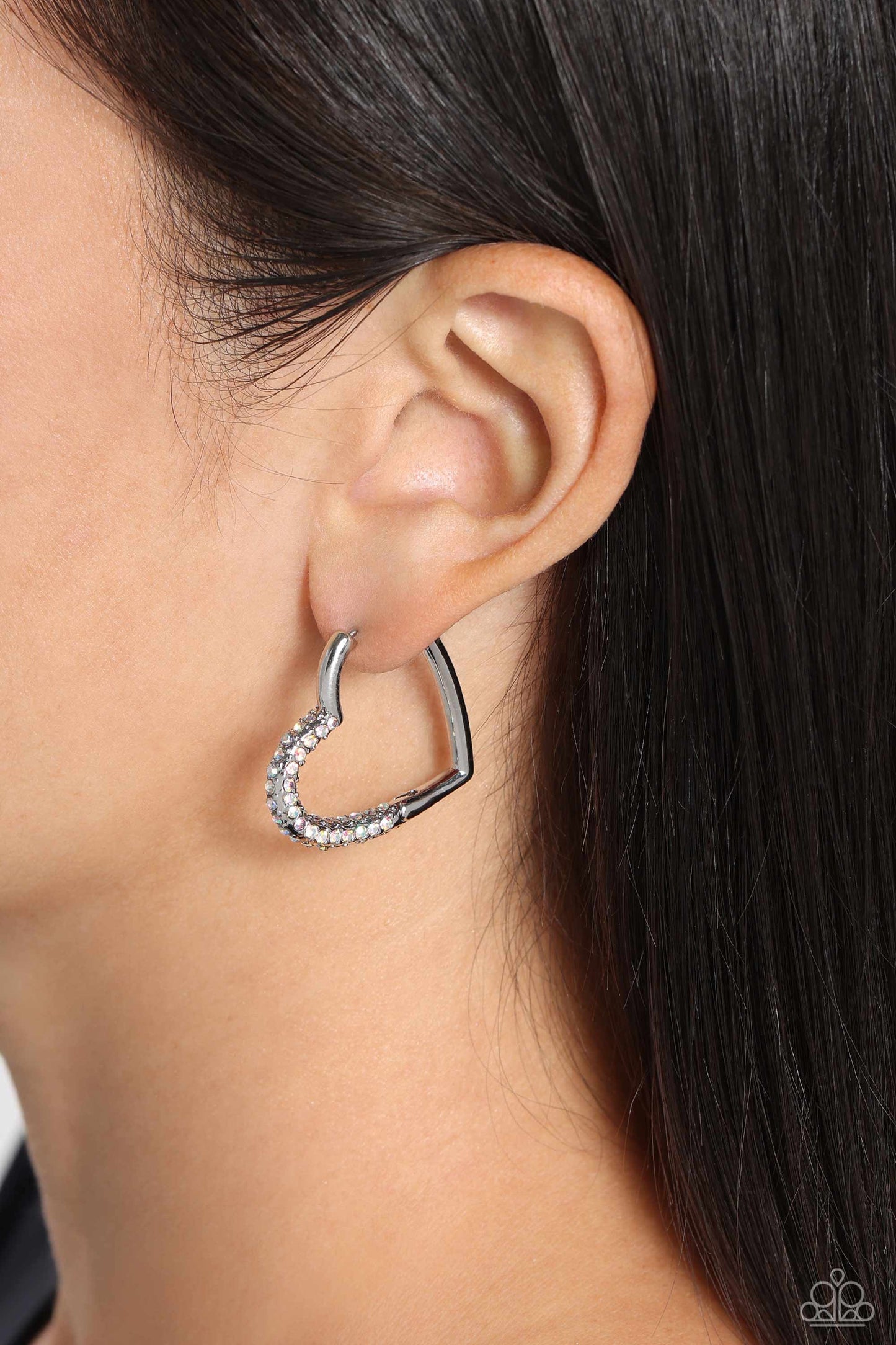 Be Mine, Valentine? - Multi Hoops-Hinge - Paparazzi - Dare2bdazzlin N Jewelry