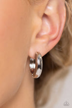 Load image into Gallery viewer, Simply Sinuous - Silver Hoops - Hinge - Paparazzi - Dare2bdazzlin N Jewelry
