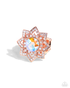 Pleasant Petals - Copper Ring - Paparazzi - Dare2bdazzlin N Jewelry