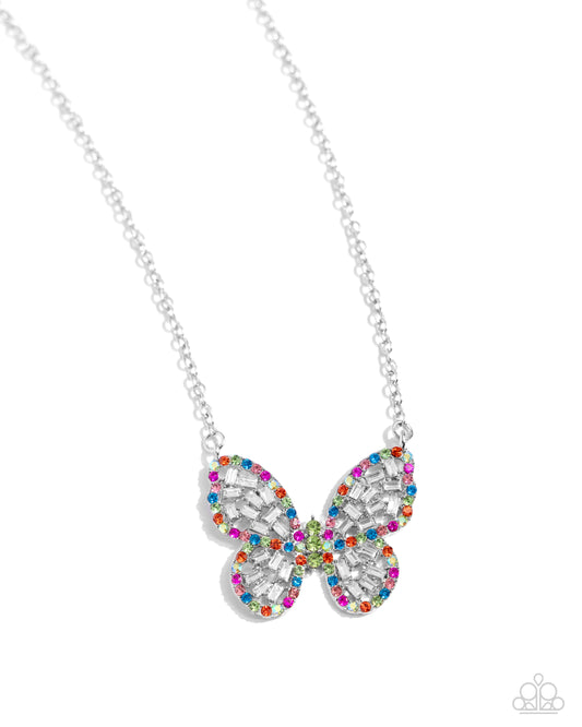 Aerial Academy - Green Necklace - Paparazzi - Dare2bdazzlin N Jewelry