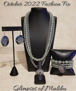Glimpses of Malibu - Fashion Fix Set - October 2022 - Dare2bdazzlin N Jewelry