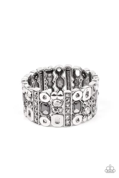 Dynamically Diverse Silver Bracelet - Paparazzi - Dare2bdazzlin N Jewelry