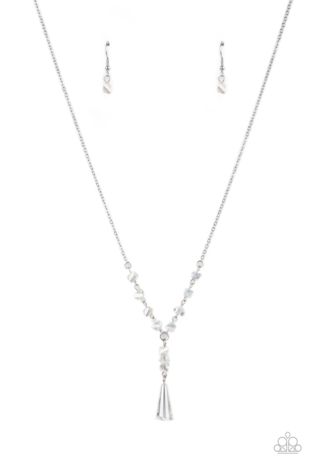 Olympian Oracle White Necklace - Paparazzi - Dare2bdazzlin N Jewelry