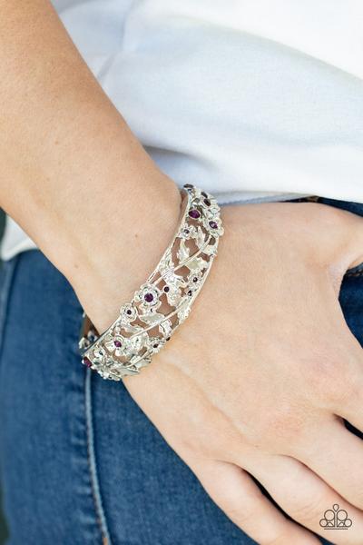 Ripe for this Picking Purple Bracelet - Paparazzi - Dare2bdazzlin N Jewelry