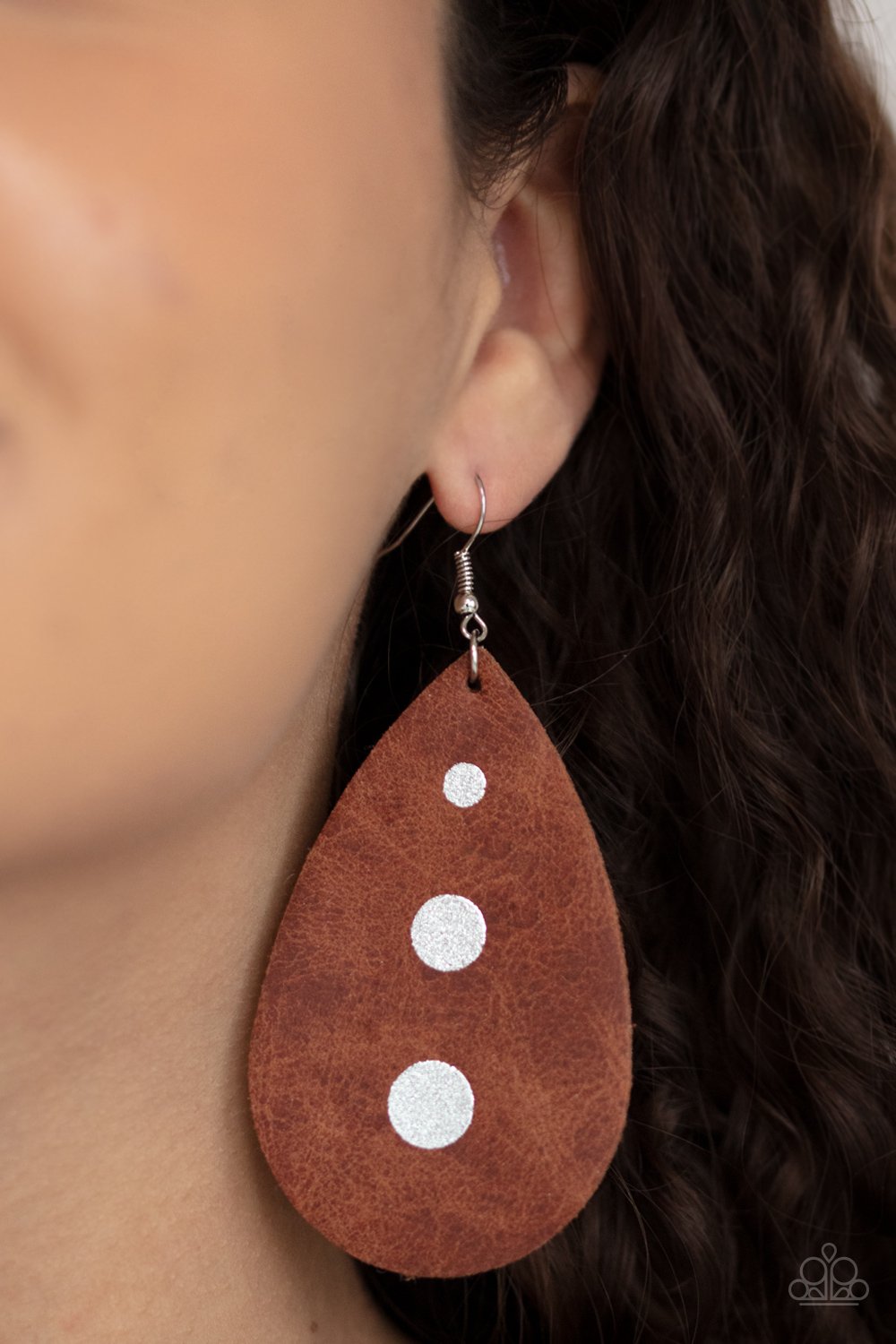 Rustic Torrent Brown Earring - Paparazzi - Dare2bdazzlin N Jewelry