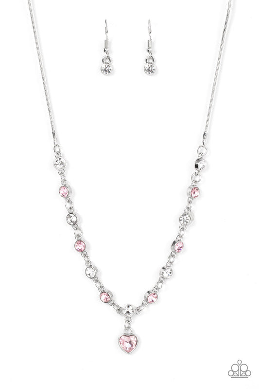 True Love Trinket Pink Necklace - Paparazzi - Dare2bdazzlin N Jewelry