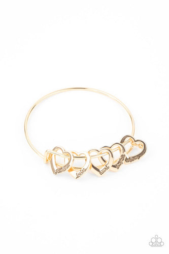 A Charmed Society Gold Bracelet - Paparazzi - Dare2bdazzlin N Jewelry