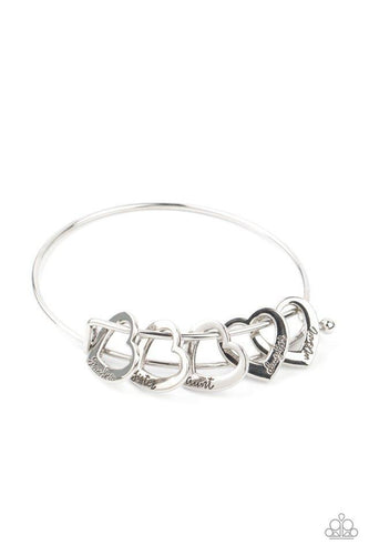 A Charmed Society Silver Bracelet - Paparazzi - Dare2bdazzlin N Jewelry