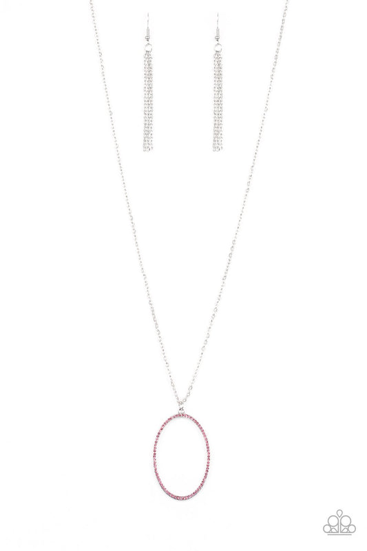 A Dazzling Distraction - Pink Necklace - Paparazzi - Dare2bdazzlin N Jewelry